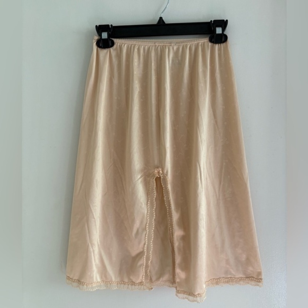Vintage Givenchy Luxurious Satin Lingerie in Light Beige